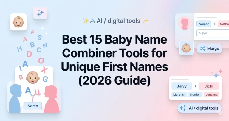 Best 15 Baby Name Combiner Tools for Unique First Names (2026 Guide)