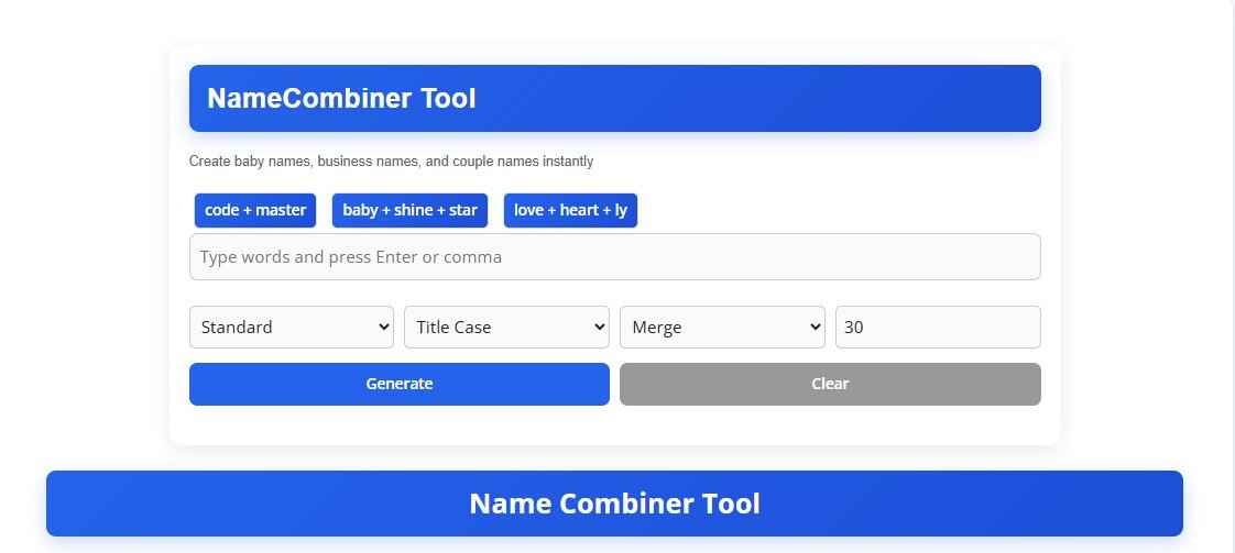 Namecombiner